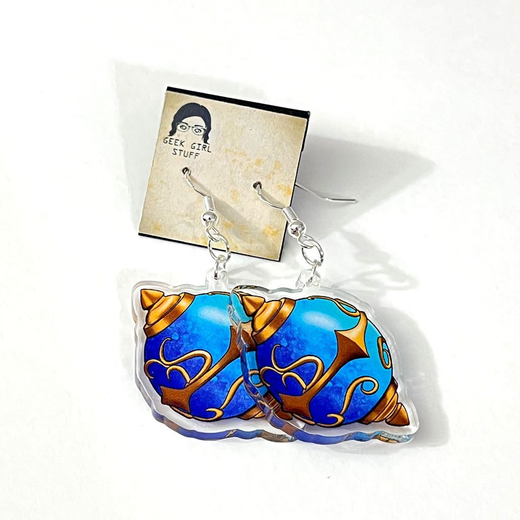 Friend Sphere acrylic charm earrings