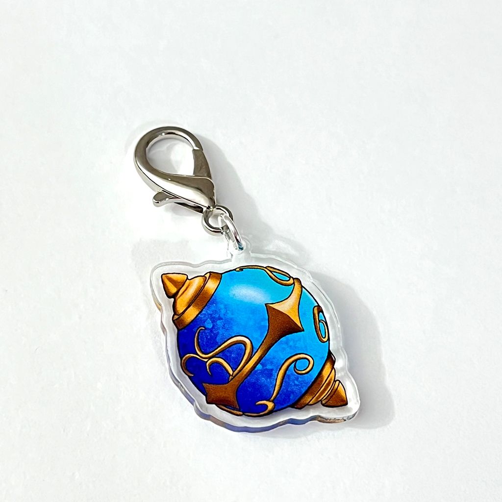 Acrylic Lanyard Charm - Friend Sphere
