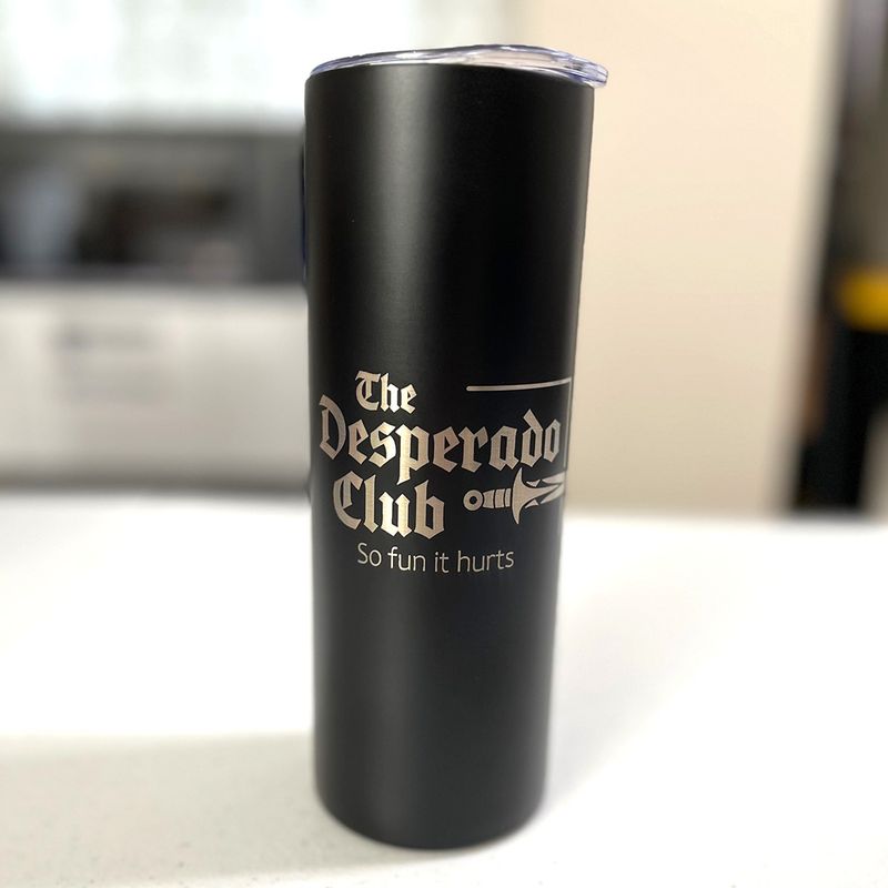 20 oz Steel Tumbler - Desperado Club