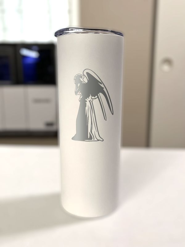 20 oz Steel Tumbler - Weeping Angel