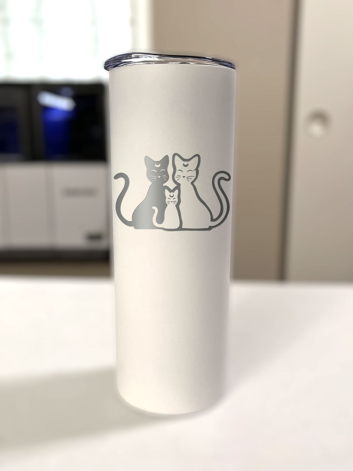 20 oz Steel Tumbler - Cats 20 oz Steel Tumbler - Cats