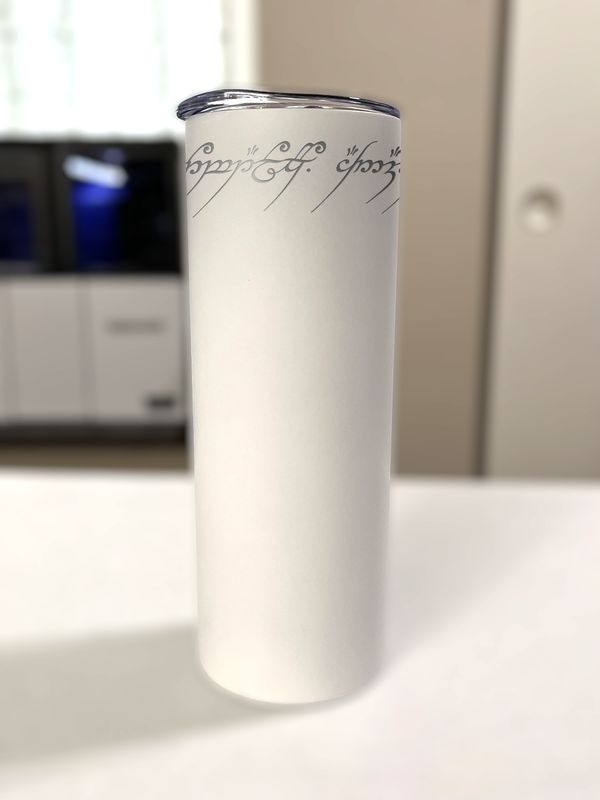 20 oz Steel Tumbler - One Ring Script