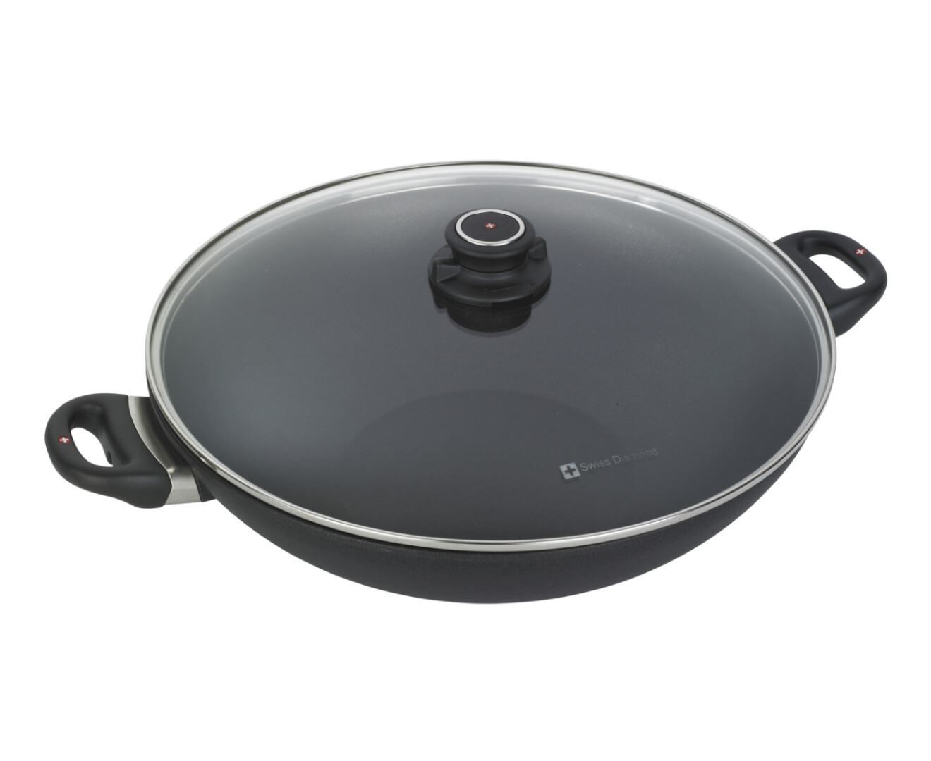 Swiss Diamond XD Induction Paella Pan Wok - 36cm