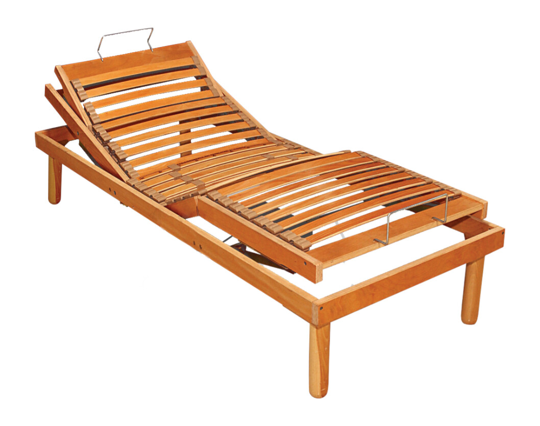 Special Care Beechwood Manual Bed Base