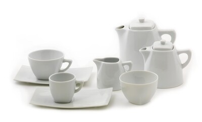 Royalis Porcelain Set - White