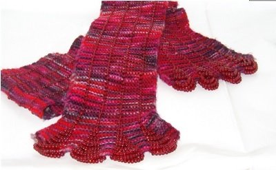 Tiny Toes Beaded Scarf