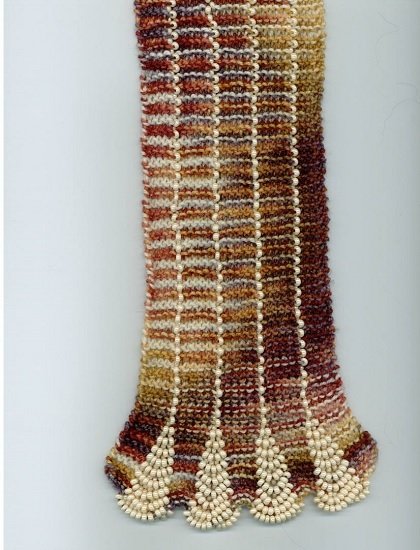 Tiny Toes Beaded Scarf