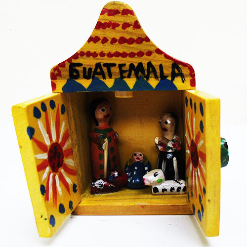 Wood Nativity Scene - L002