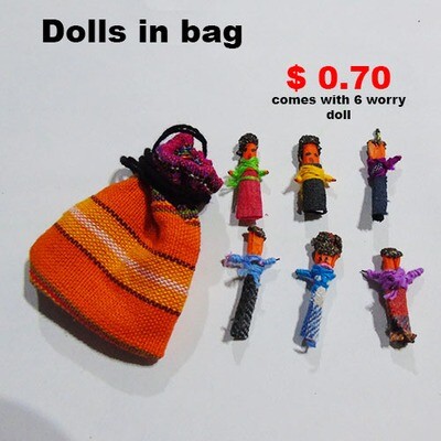 Dolls in bags S