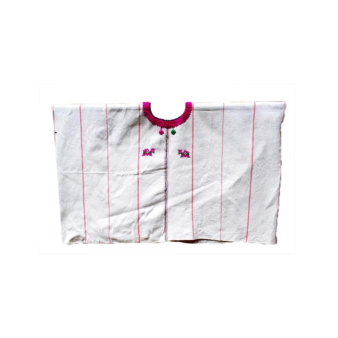 Ceremonial Huipil with silk from Chajul 04045