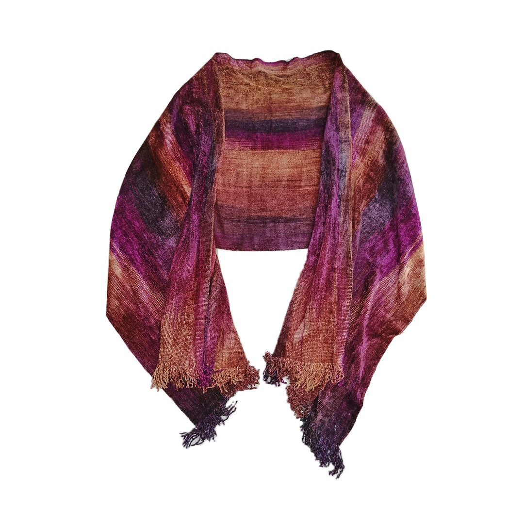 Shawl Chenille Tram Mish - cod. 1195-3