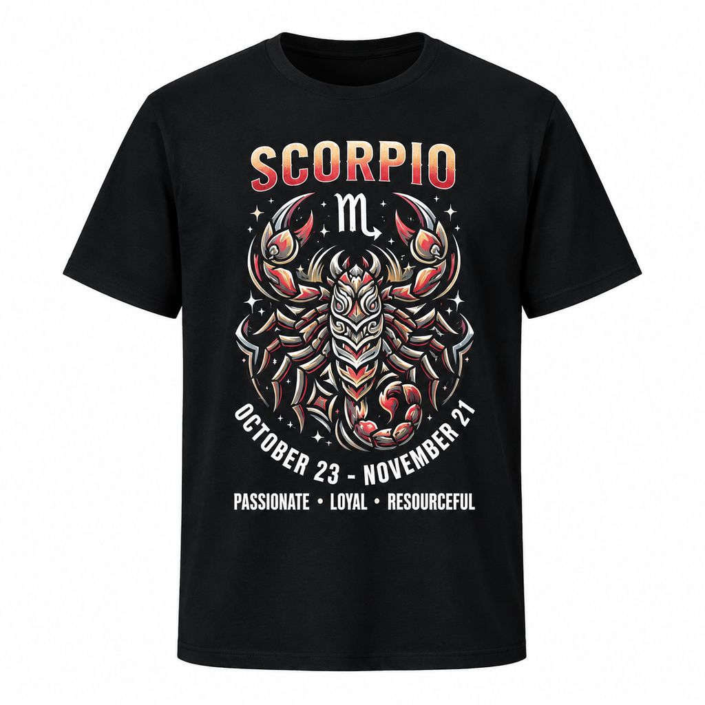Scorpio Zodiac Graphic Tee
