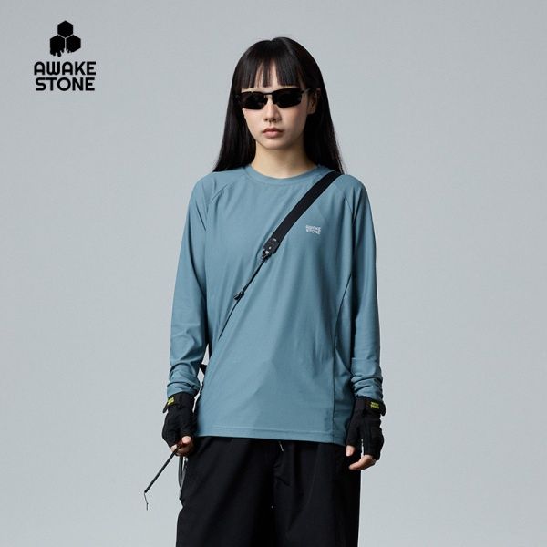 Awakenstone Crewneck UPF 50+ Long Sleeve Fishing Shirt