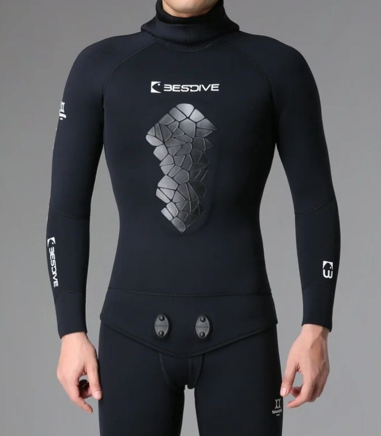 Men's 3mm Camo spearfishing Two-Piece Wetsuit