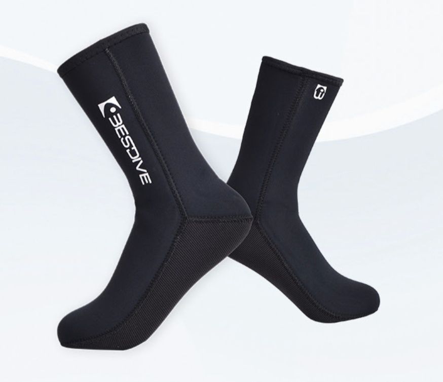 3mm Nylon Diving Crew Socks