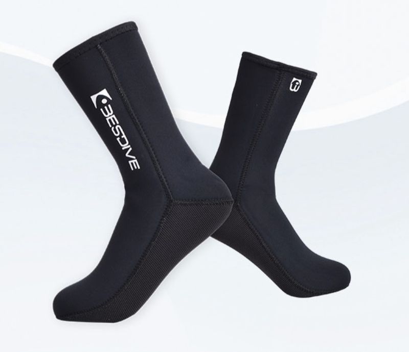3mm Nylon Diving Crew Socks