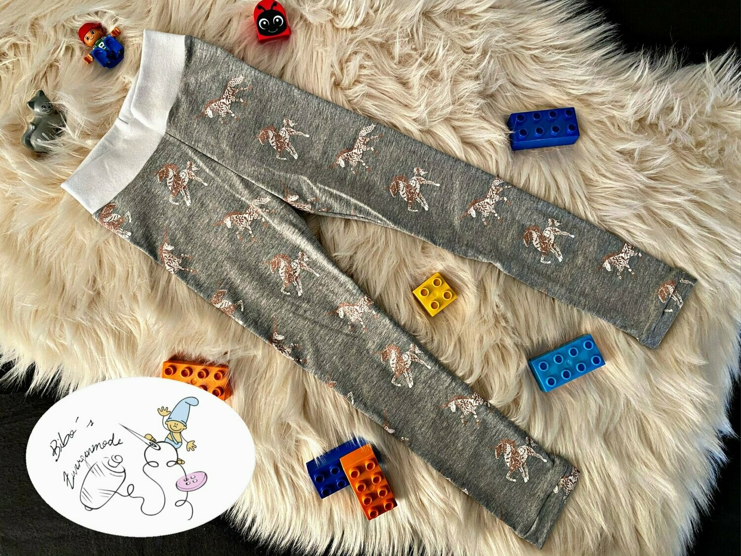 Leggings Einhorn etwas Glitzernd