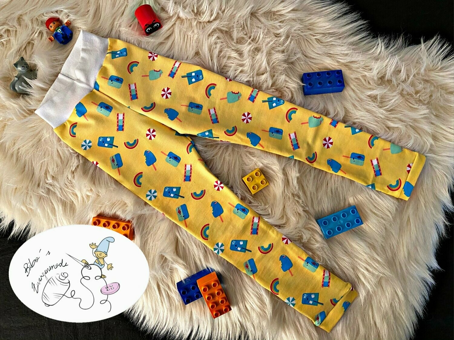 Leggings Eis gelb