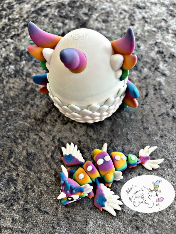 Drache + Ei Einhorn