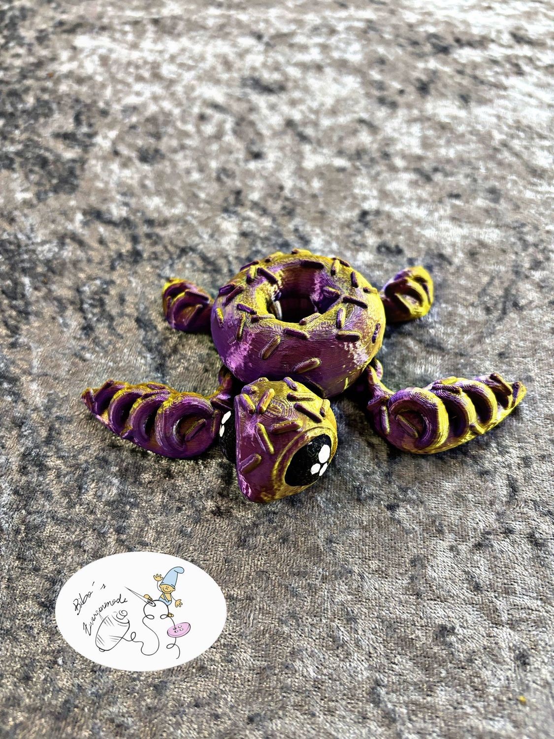 Dounat Schildkröte lila bronze