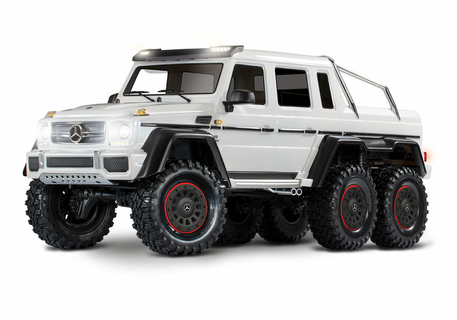 Traxxas TRX-6 Mercedes-Benz G 63 AMG 6x6 (XL-5HV, TQi, LED Lights) (No Battery or Charger) - Special Edition Traxxas TRX-6 Mercedes-Benz G 63 AMG 6x6 (XL-5HV, TQi, LED Lights) (No Battery or Charger) - Special Edition