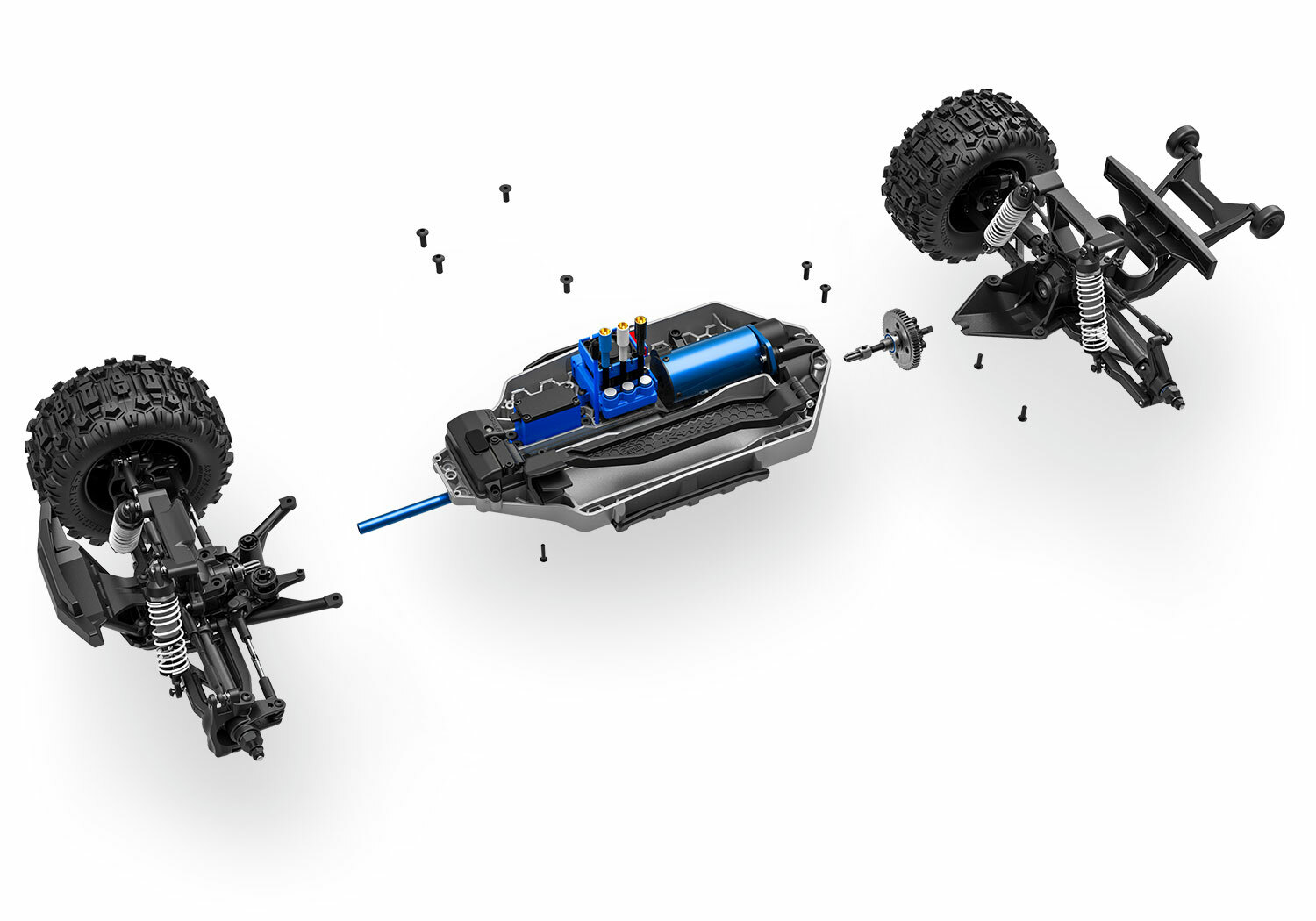 Traxxas Hoss 4x4 VXL 3S (TQi/No Batt or Charger) Traxxas Hoss 4x4 VXL 3S (TQi/No Batt or Charger)