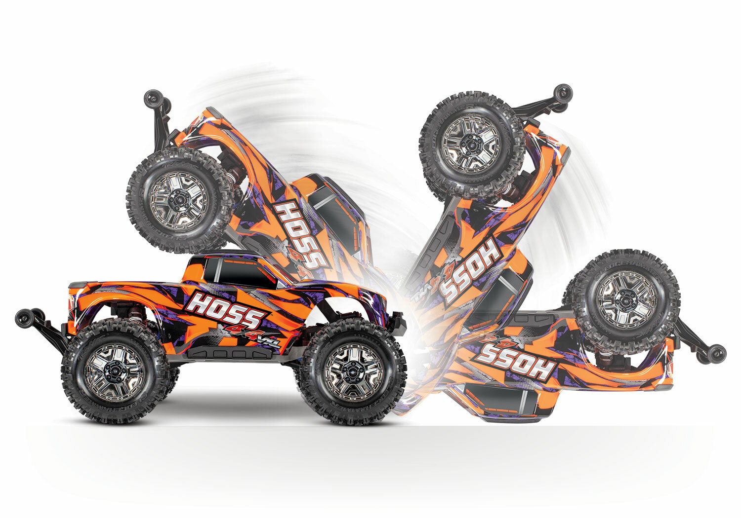 Traxxas Hoss 4x4 VXL 3S (TQi/No Batt or Charger) Traxxas Hoss 4x4 VXL 3S (TQi/No Batt or Charger)
