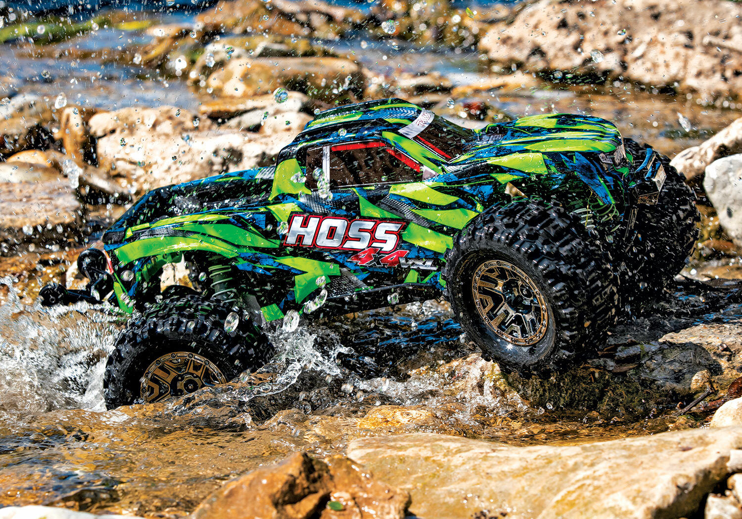 Traxxas Hoss 4x4 VXL 3S (TQi/No Batt or Charger) Traxxas Hoss 4x4 VXL 3S (TQi/No Batt or Charger)