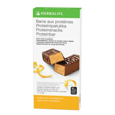 Barres aux Protéines (14 barres) Vanilles Citron