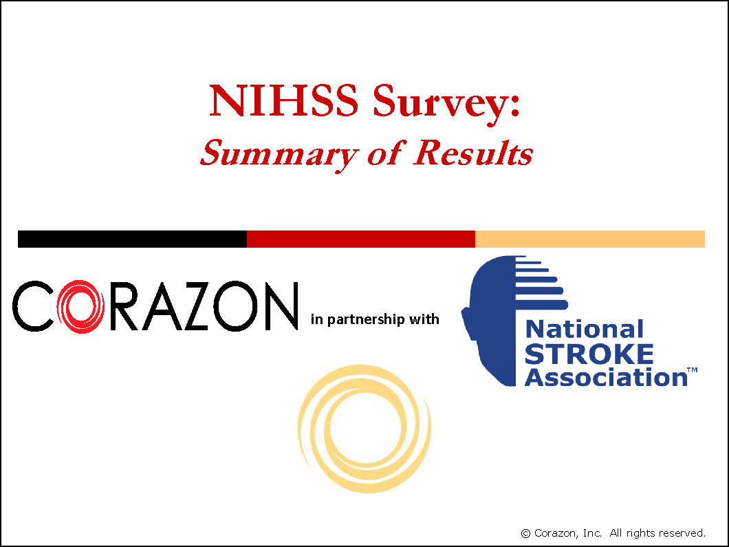 NIHSS Survey Summary