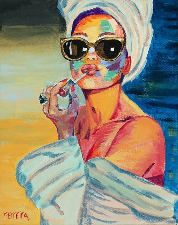 "Audrey" Art by Ferreira