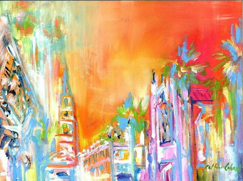 "Church Street Sunset" by Danielle Cather-Cohen