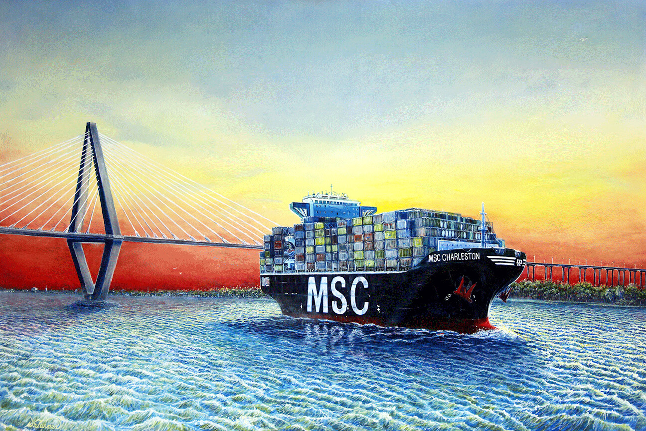 "MSC Charleston" by William Turner