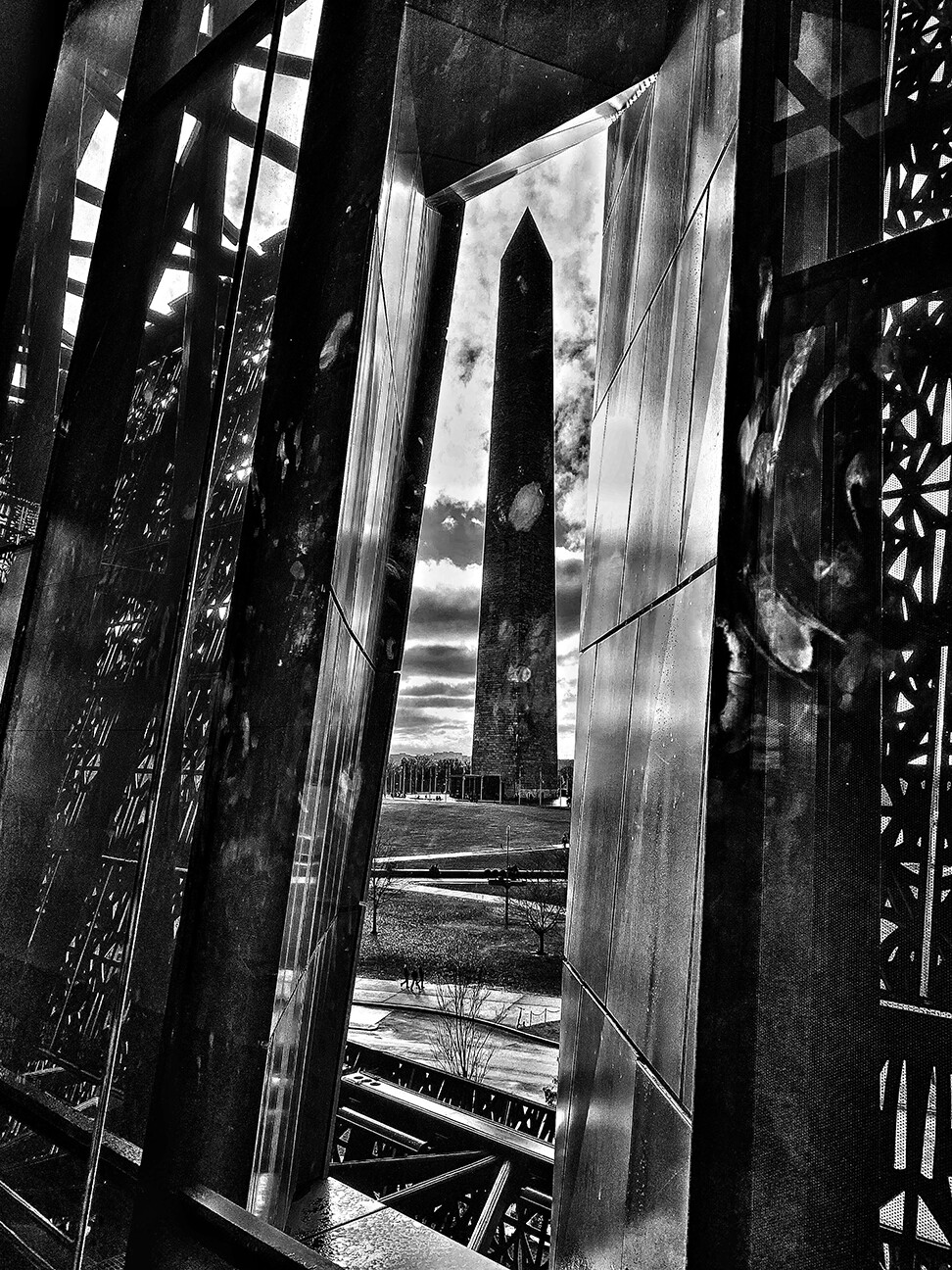 Looking Out at Washington, African American Museum, Washington, DC