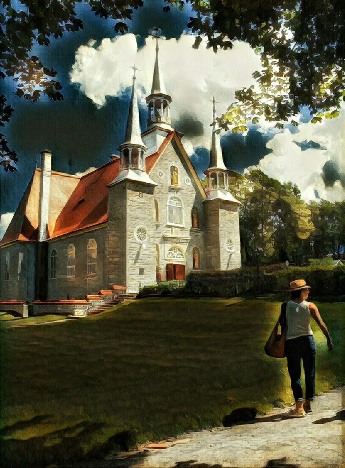 Sunday Service, Ile D'Orleans, Quebec Sunday Service, Ile D'Orleans, Quebec