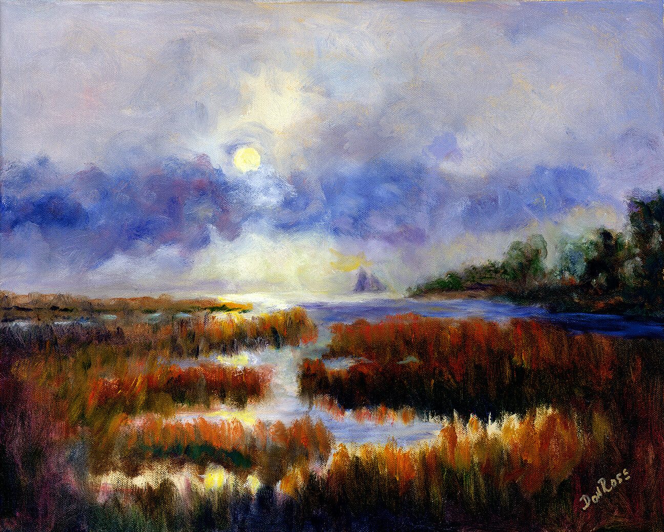 "Moonlit Marsh" by Don Rose