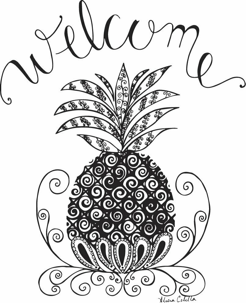 "Welcome Pineapple"