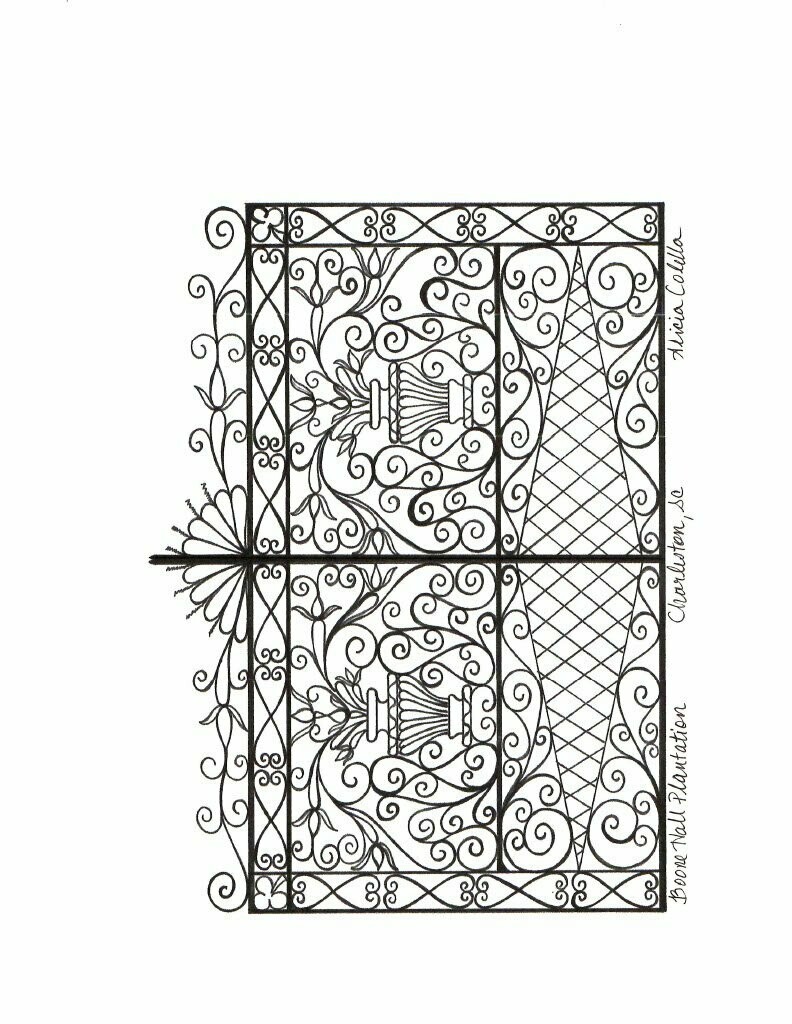 "Boone Hall Plantation Gate"