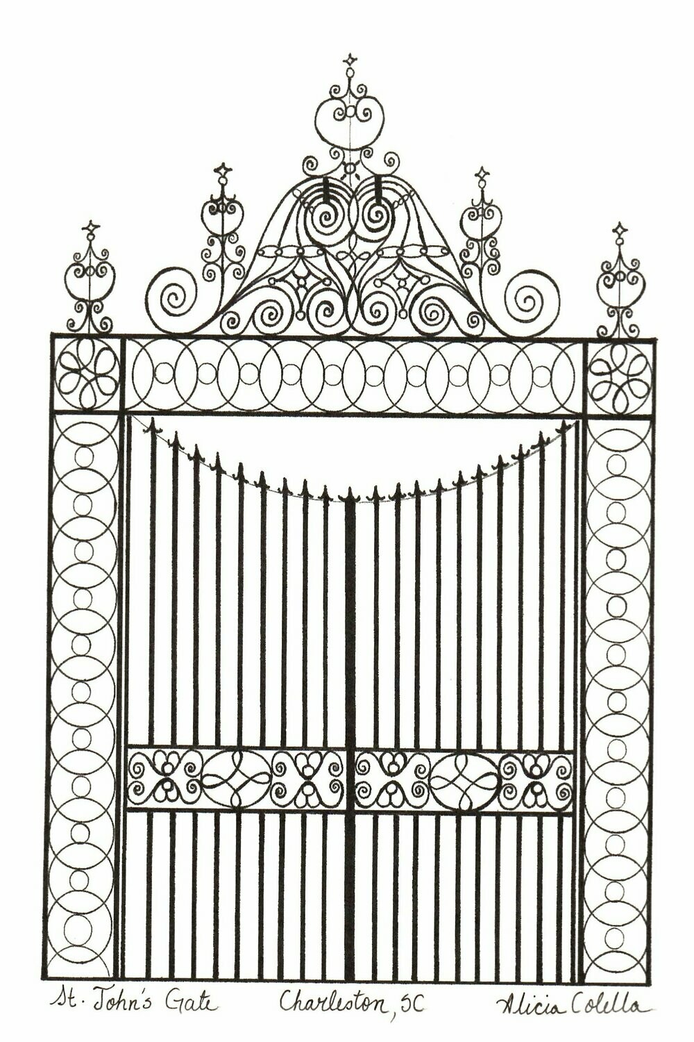 "St. John's Lutheran Church Gate"