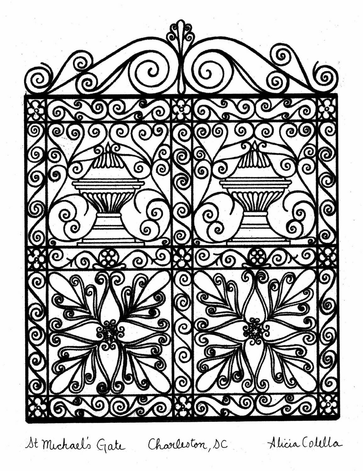 "St. Michaels Episcopal Church Gate"