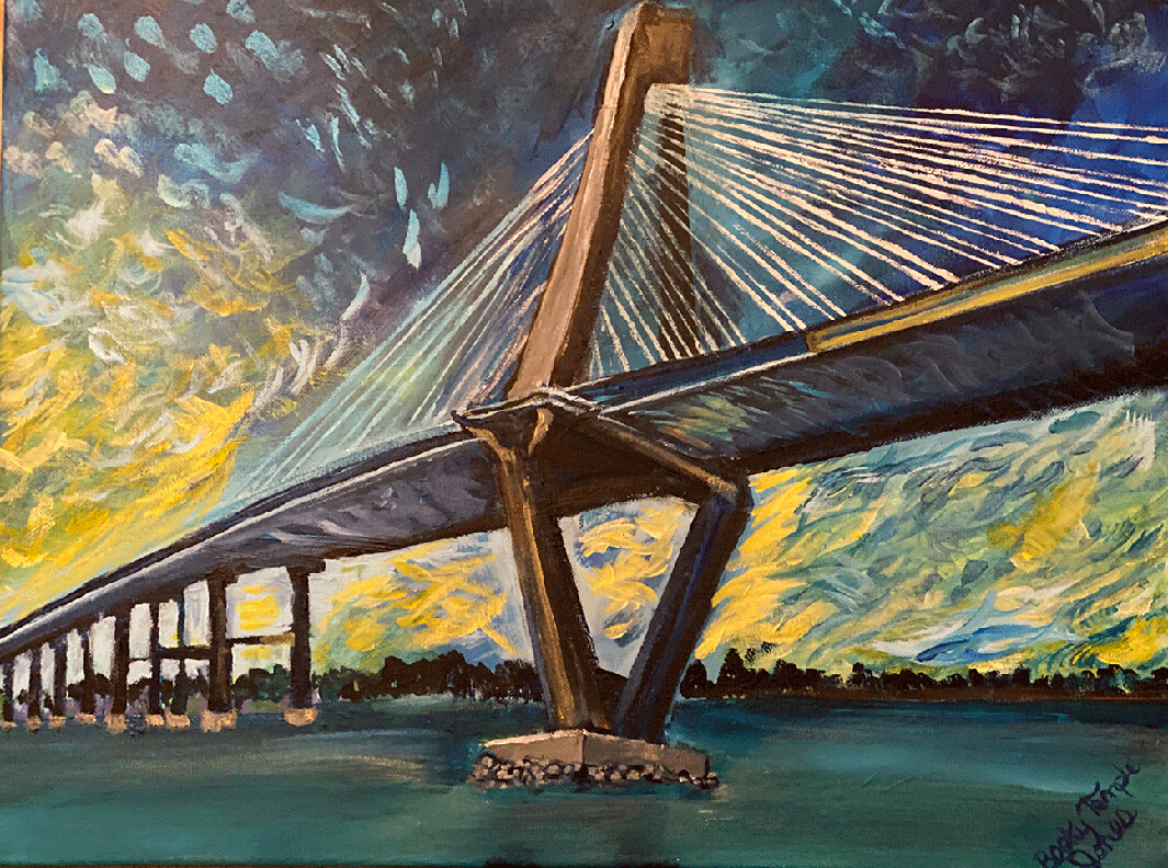"Bridge View From A Shrimp Boat"