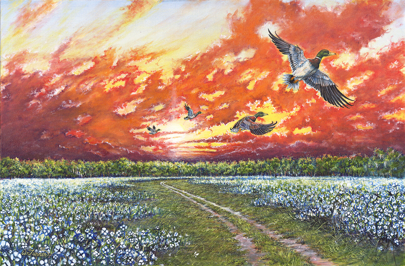 "Sunset Cotton Flight" by William Turner