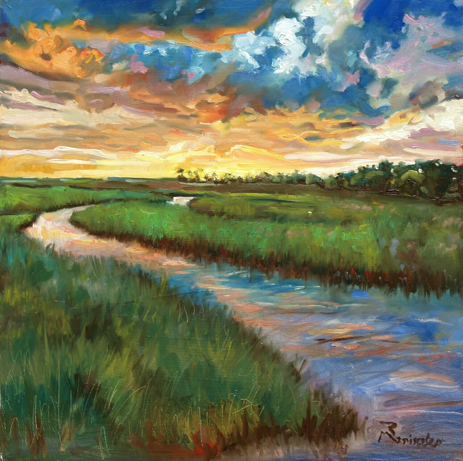 "Marsh Sunrise"