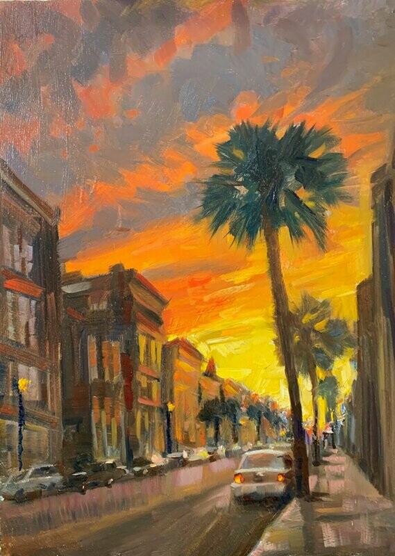 "Sunset on King"