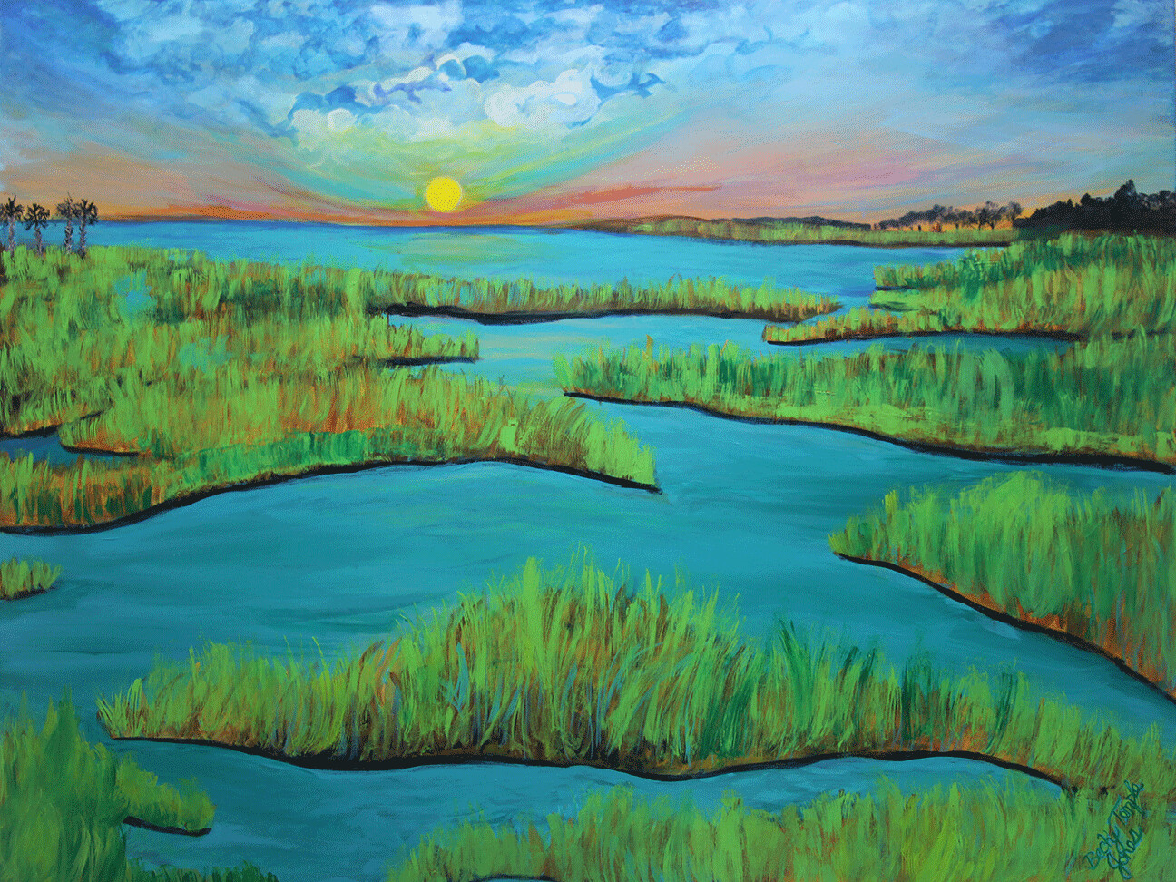 "Brilliant Marsh" by Becky Temple-Jones