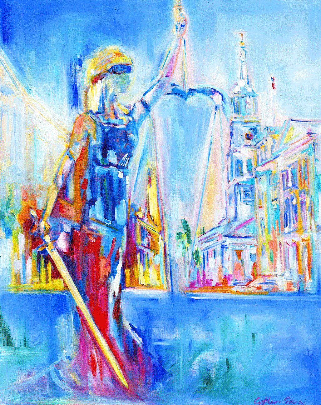 "Blind Justice"by Danielle Cather-Cohen