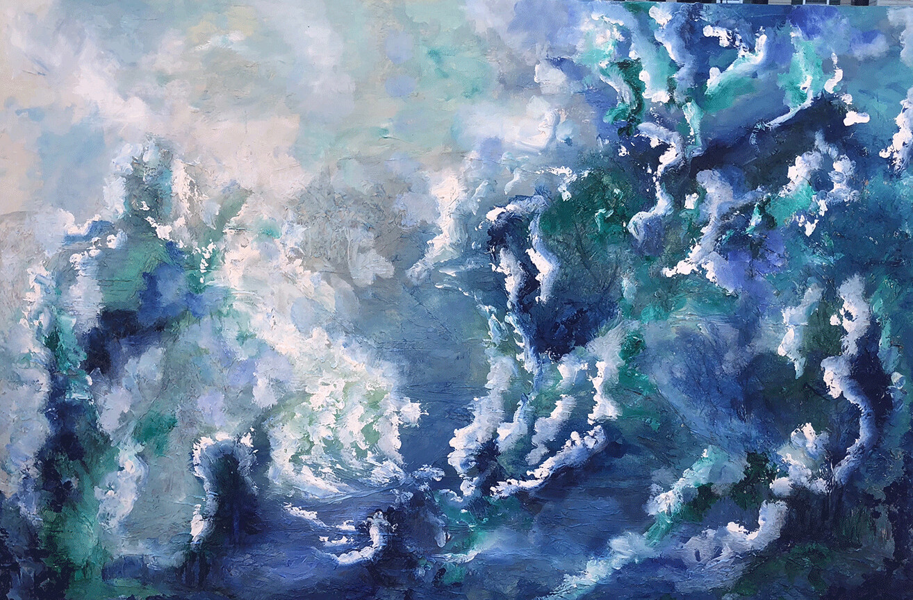 "Blue Crush" by Jaleata Nicole