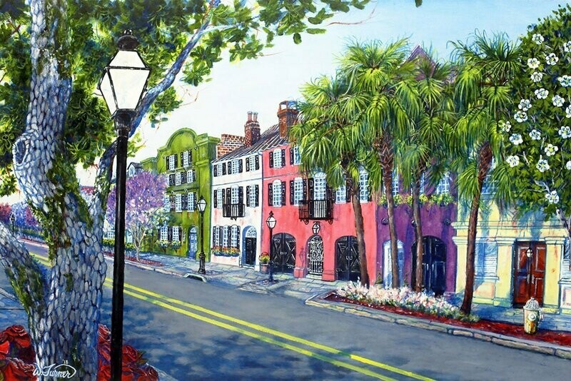 "Rainbow Row" by William Turner