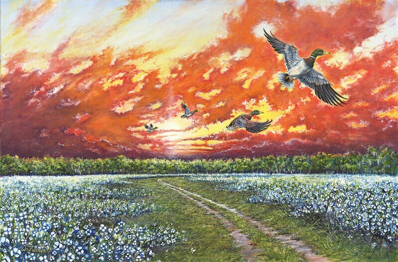 "Sunset Cotton Flight" by William Turner