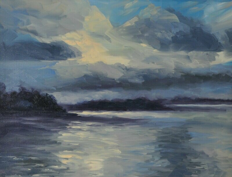 "Waterway Clouds" by John Albrecht